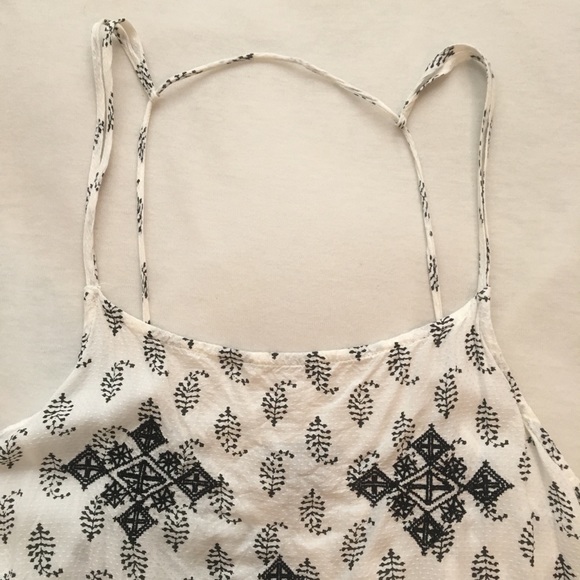 White Open Back Tank - Picture 3 of 5